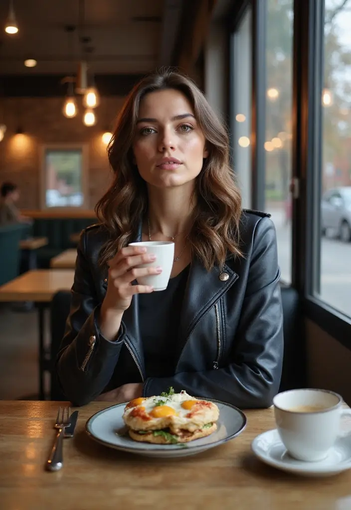 25 Denim And Diamonds Outfit Ideas That Feel Effortless - 18. Vegan Leather and Denim Mix