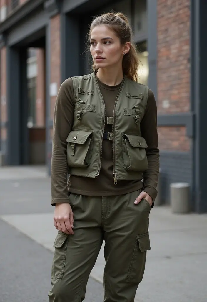 25 Must-Try Zombie Apocalypse Outfit Combos This Season - 1. Tactical Layering for Versatility