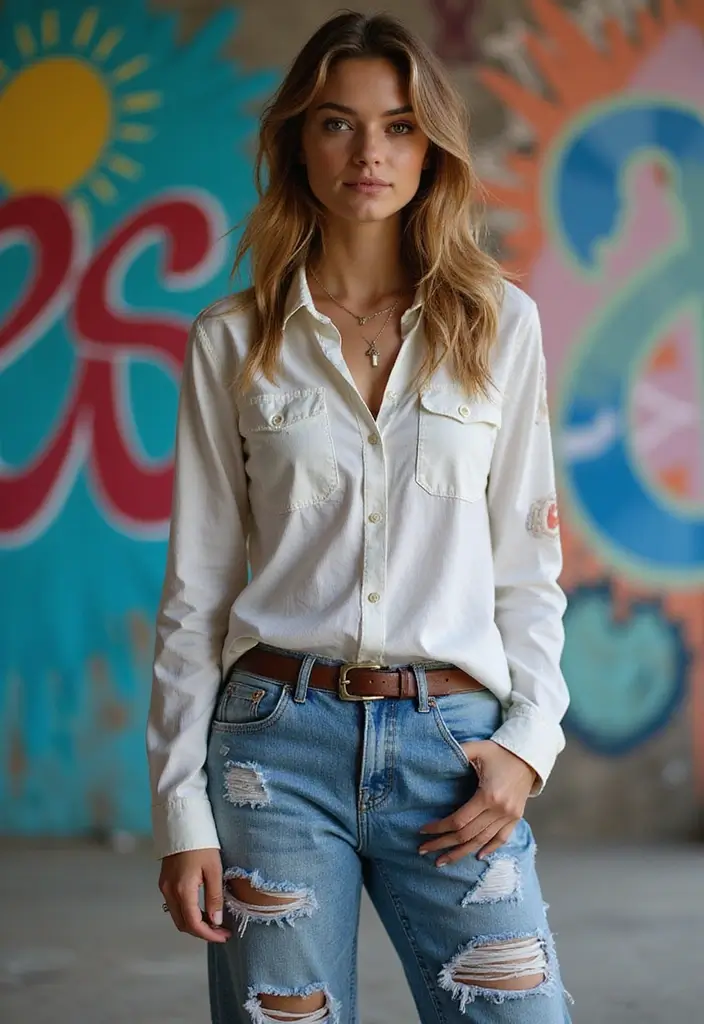 25 Must-Try Zombie Apocalypse Outfit Combos This Season - 17. DIY Distressed Fashion