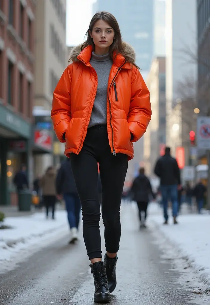 25 Winter Outfit Inspirations for Women: Sustainable Styles to Keep You Cozy - 4. Sustainable Puffer Jackets