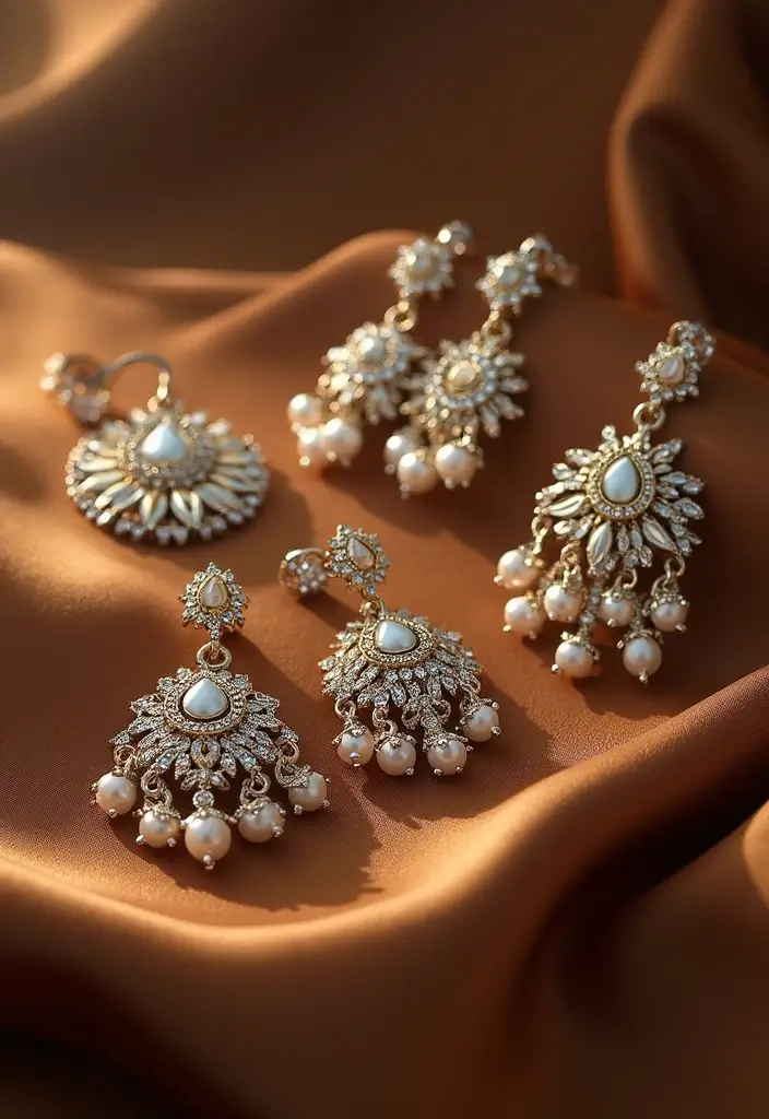 26 Must-Try Great Gatsby Outfit Combos This Season - 13. Statement Chandelier Earrings