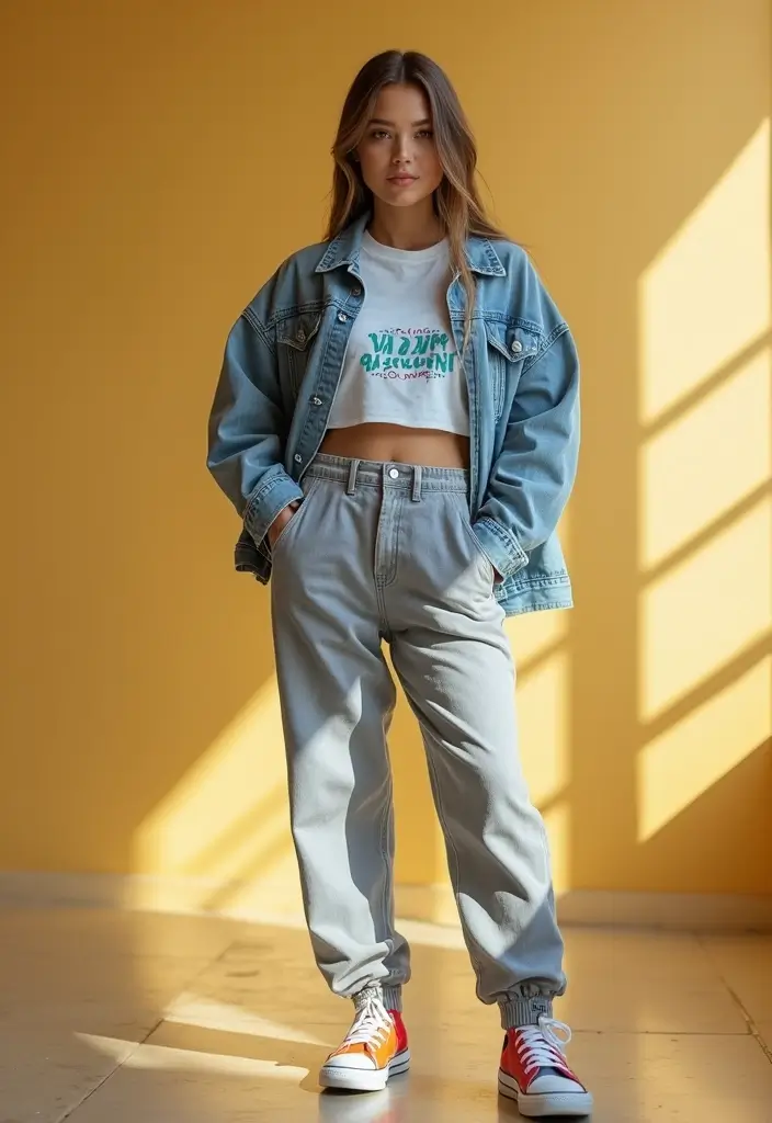 27 Chic Grey Pants Outfit To Copy Right Now - 4. Graphic Tee and Casual Grey Pants