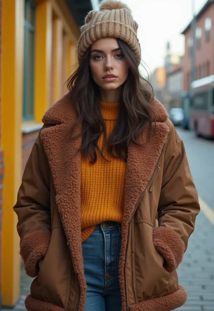 27 Fresh Outfit Ideas Winter School Ideas You Need To Try - 17. Thrifted Layering Pieces