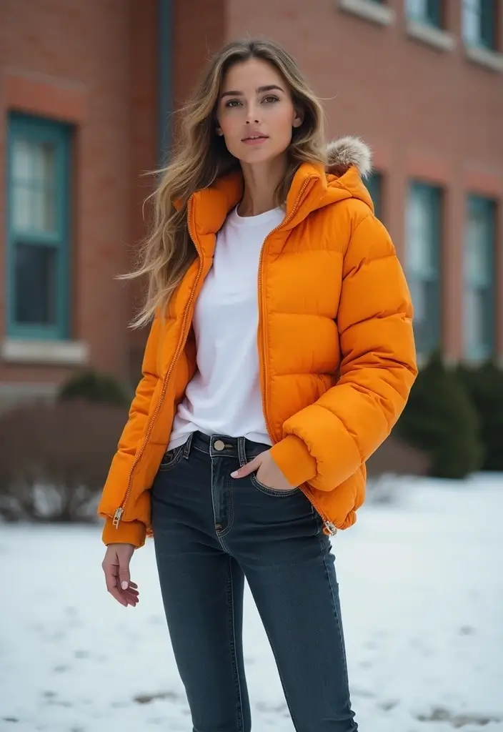 27 Fresh Outfit Ideas Winter School Ideas You Need To Try - 2. Eco-Friendly Puffer Jackets
