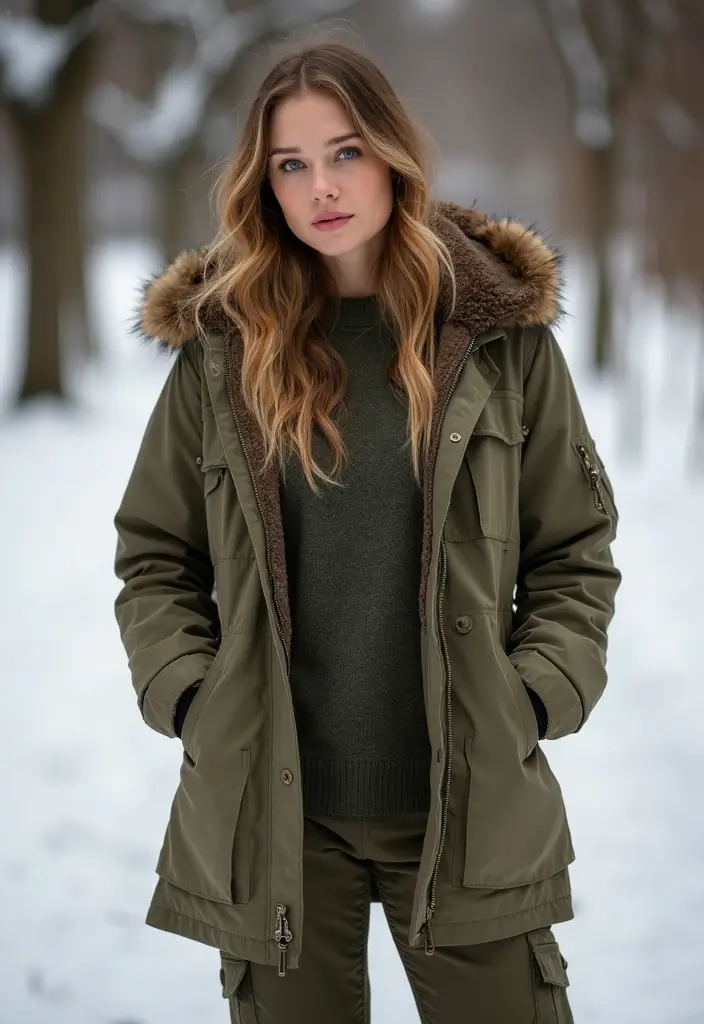 27 Fresh Outfit Ideas Winter School Ideas You Need To Try - 22. Practical Utility Styles