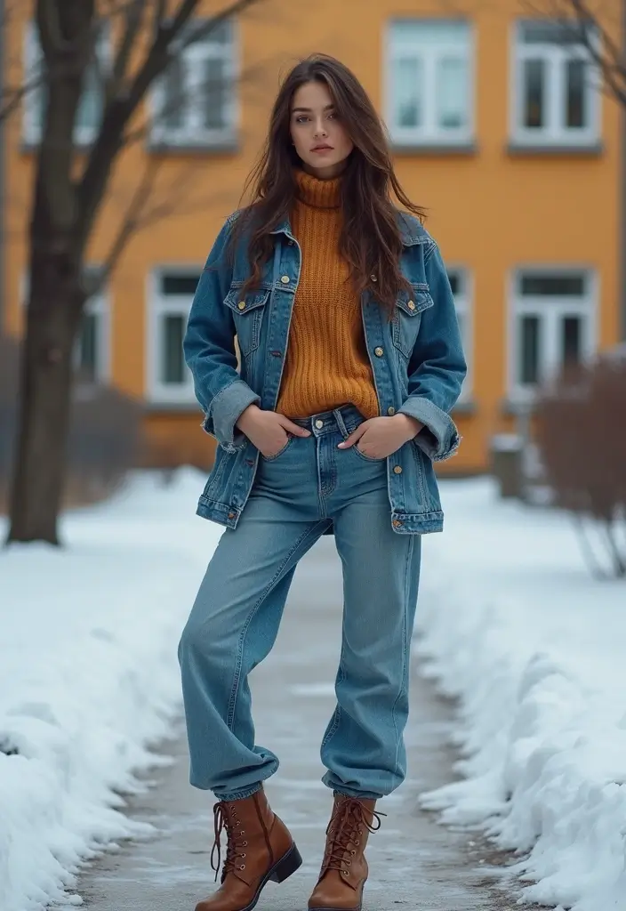 27 Fresh Outfit Ideas Winter School Ideas You Need To Try - 4. Sustainable Denim