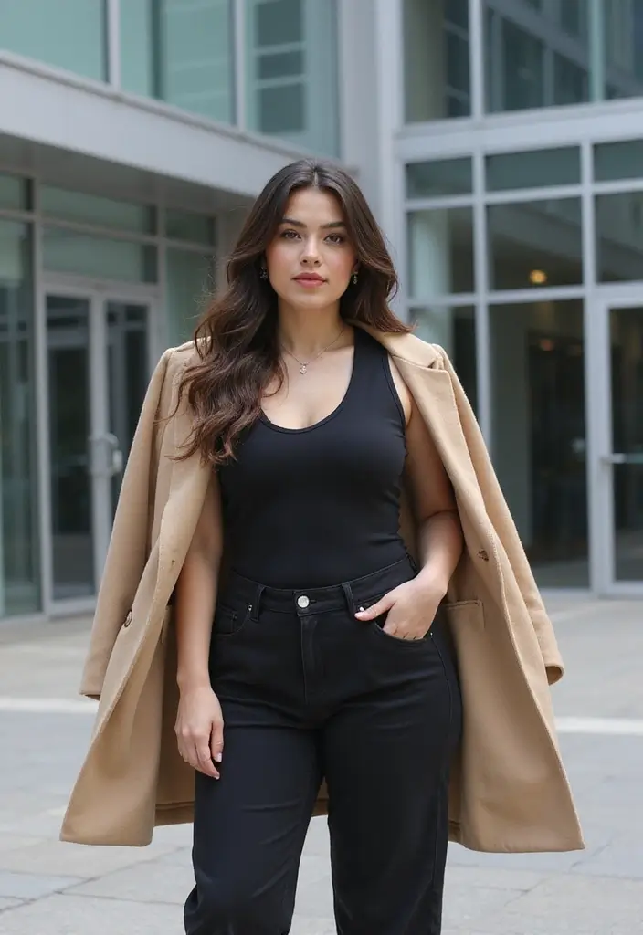 27 Outfit Gorditas Jovenes Inspirations For Real Life - 13. Statement Jackets Steal the Show