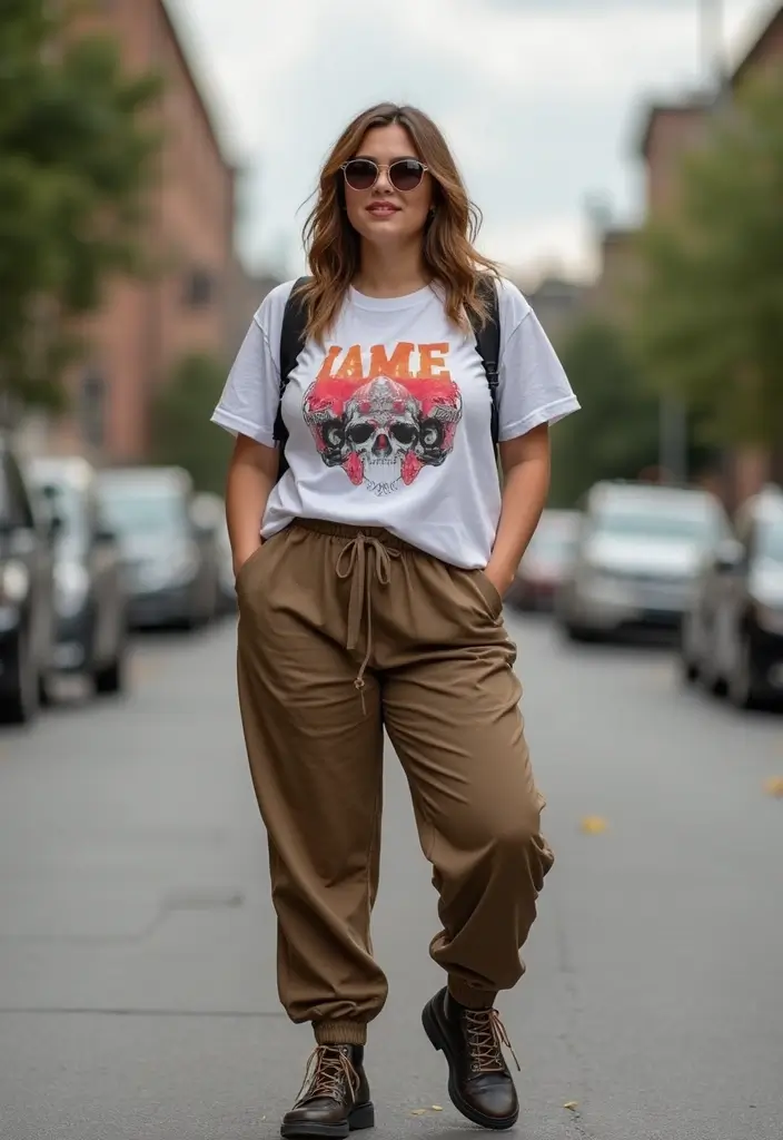 27 Outfit Gorditas Jovenes Inspirations For Real Life - 8. Relaxed Fit and Streetwear