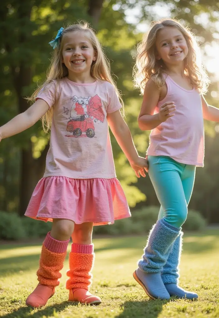 27 Stylish Leg Warmers Outfit For Every Occasion - 14. Outfits for the Little Ones