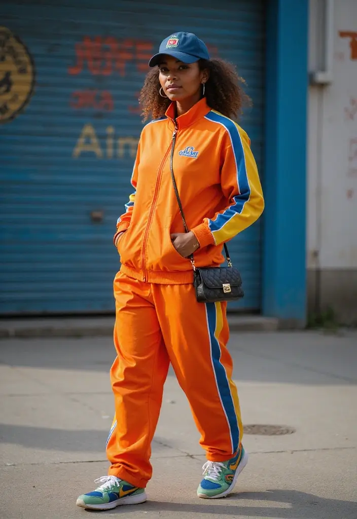 27 Trendy 90er Outfit Mottoparty Frauen To Refresh Your Closet - 4. Sporty Spice with Tracksuits
