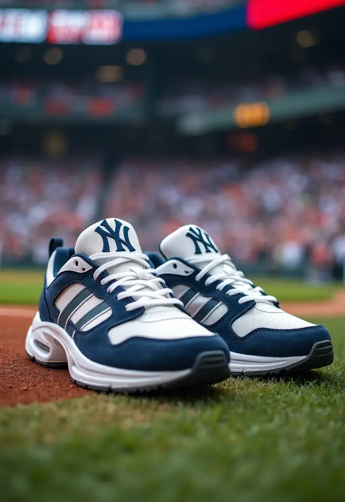 27 Trendy Yankees Game Outfit To Refresh Your Closet - 17. Stylish Sneakers for Comfort and Fashion