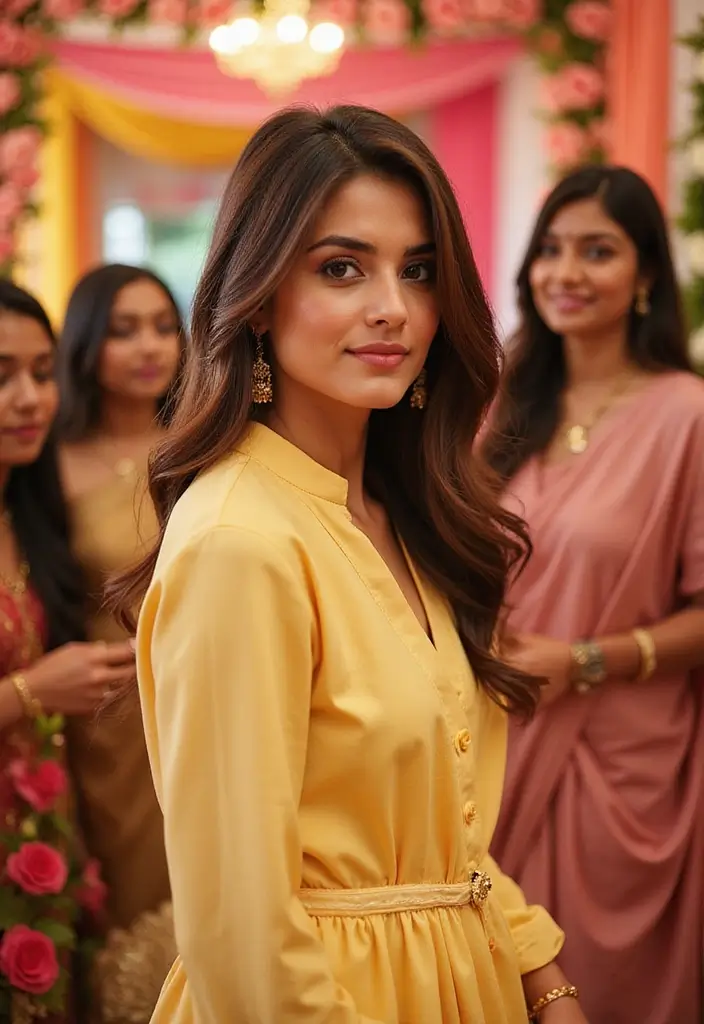 28 Haldi Outfit Ideas That Feel Effortless - 25. Minimalist Chic Ensemble