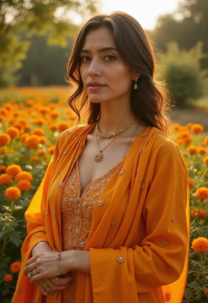 28 Haldi Outfit Ideas That Feel Effortless - 9. Eco-Conscious Chanderi Silk Suit