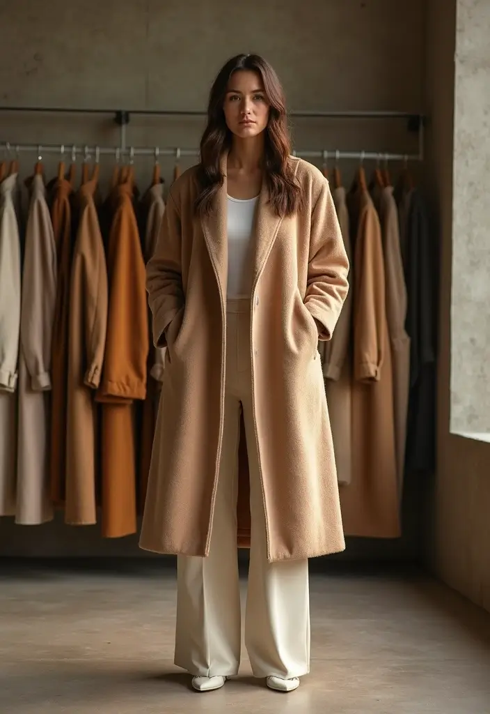 28 Long Coat Outfit Classy Styling Tips To Wear With Confidence - 4. Go for Sustainable Fabrics