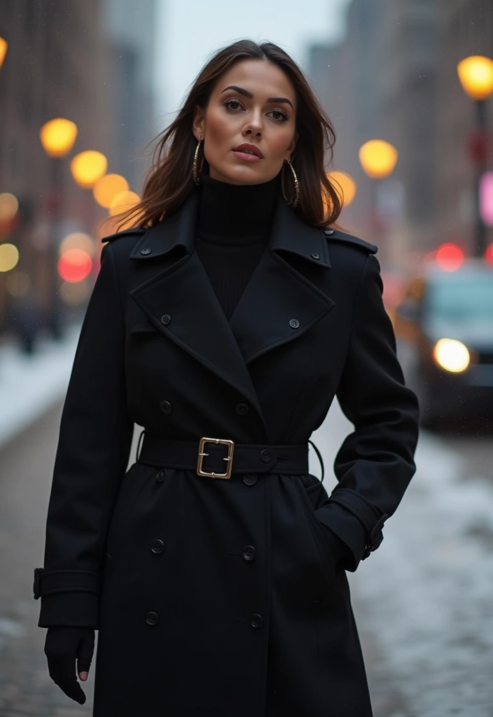 28 Outfit Cold Weather That Flatter Every Figure - 16. Stylish Trench Coat
