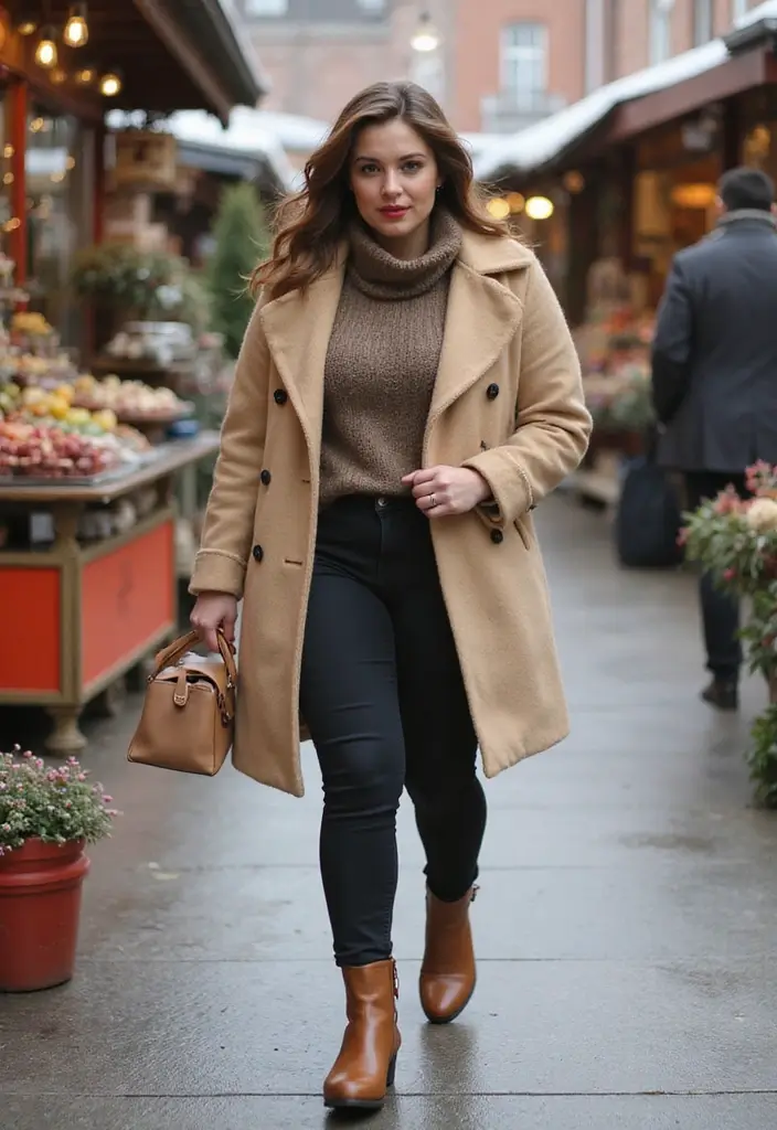 28 Outfit Cold Weather That Flatter Every Figure - 24. Stylish Clogs