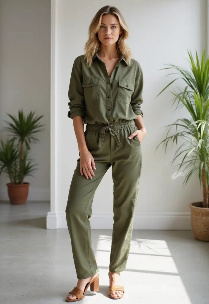 29 Chic First Date Outfit Ideas To Copy Right Now - 29. Effortless Utility Style