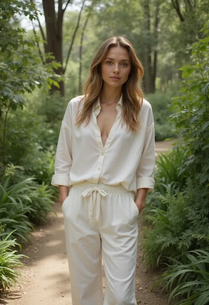 29 Linen Pants Outfit Styling Tips To Wear With Confidence - 14. Sustainable Fabrics and Textiles