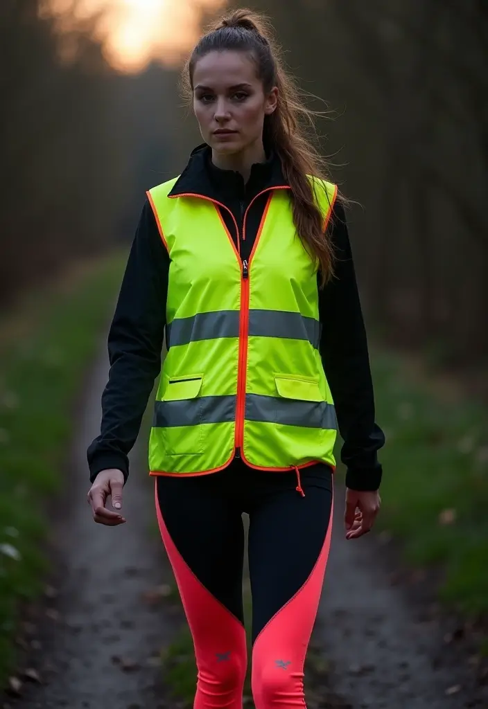 29 Running Aesthetic Outfit Looks That Will Upgrade Your Wardrobe - 11. Reflective Elements