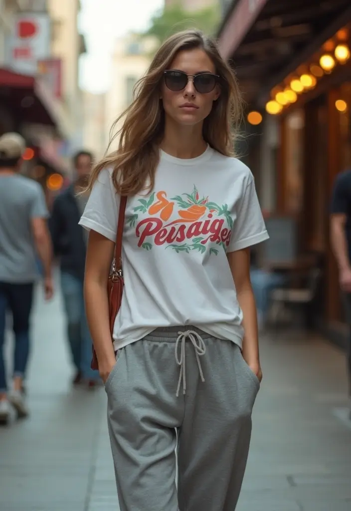 29 Running Aesthetic Outfit Looks That Will Upgrade Your Wardrobe - 18. Vintage Sport Logos