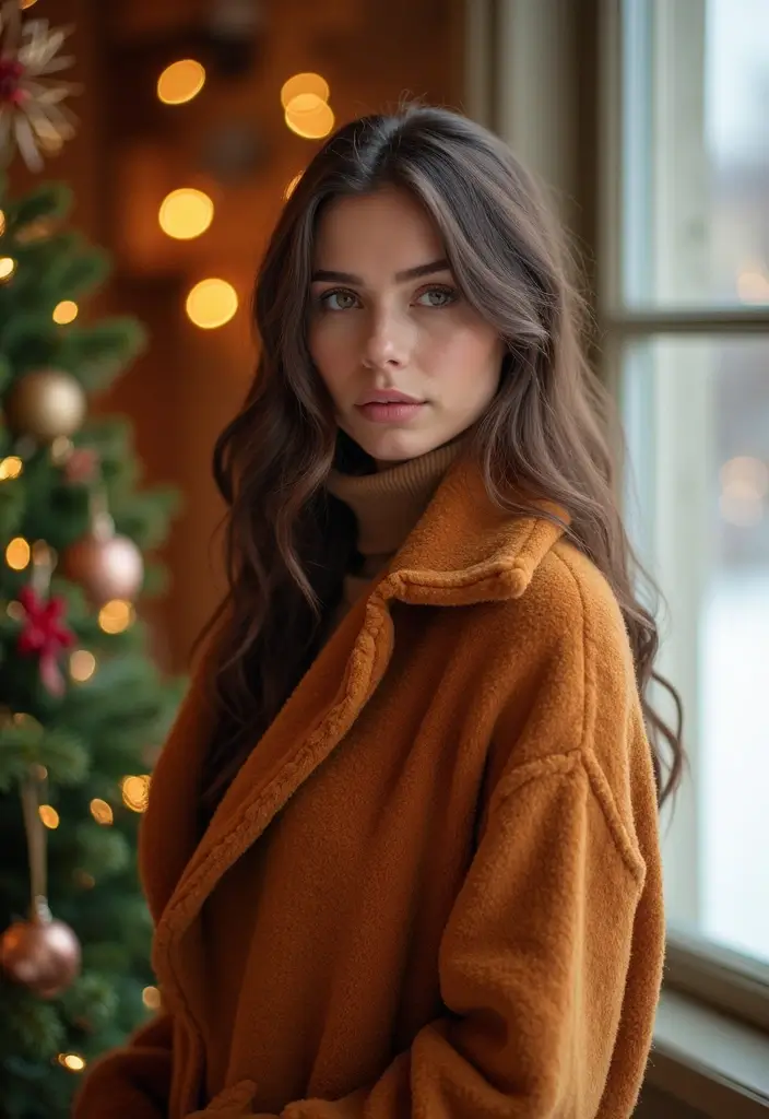 30 Party Outfit Winter Styling Tips To Wear With Confidence - 16. Incorporate Earthy Tones