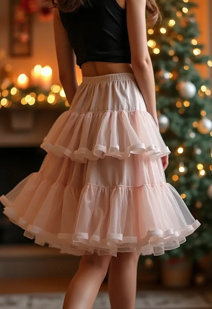 30 Party Outfit Winter Styling Tips To Wear With Confidence - 25. Use Layered Skirts