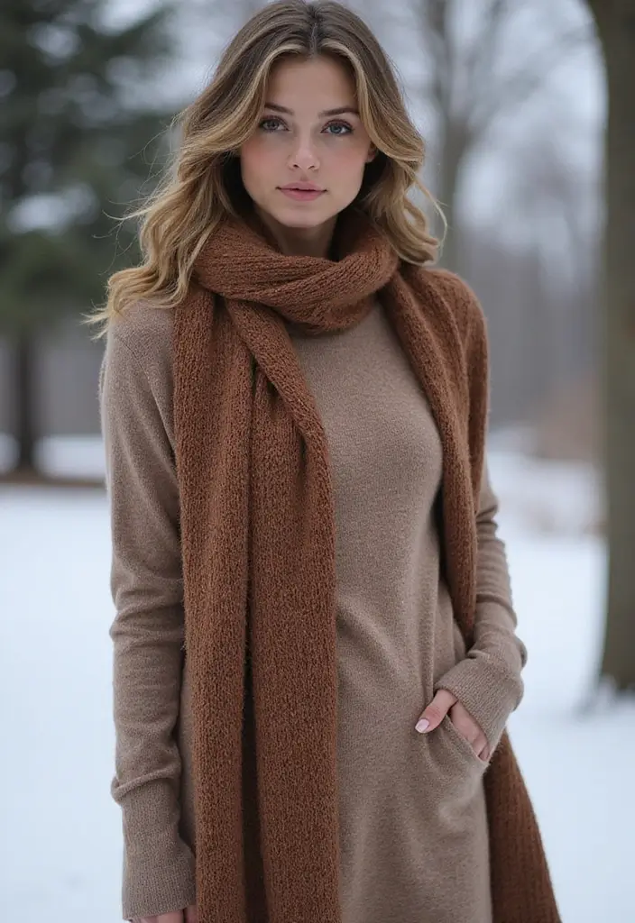 30 Party Outfit Winter Styling Tips To Wear With Confidence - 7. Incorporate Warm Layers Under Dresses
