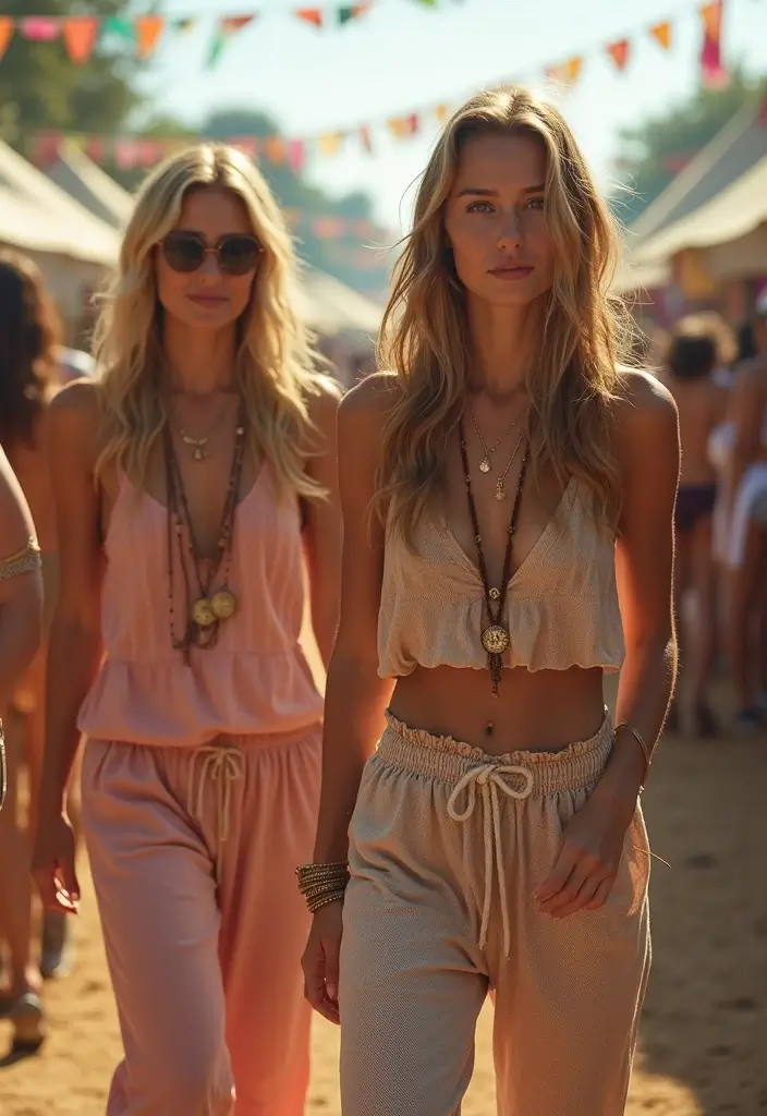 30 Stylish Iets Frans Joggers Outfit For Every Occasion - 14. Boho Chic