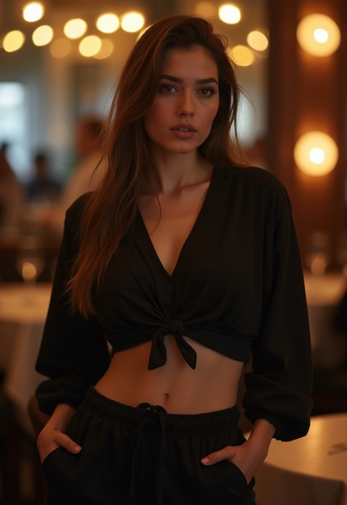 30 Stylish Iets Frans Joggers Outfit For Every Occasion - 16. Elegant Evening Casual