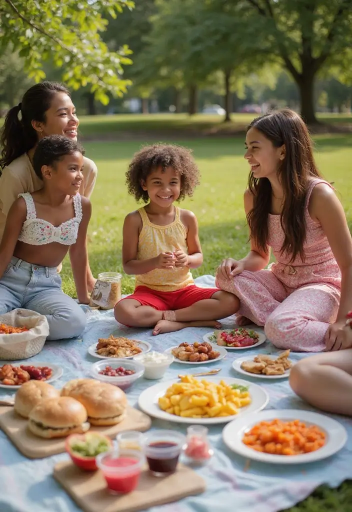 30 Stylish Iets Frans Joggers Outfit For Every Occasion - 5. Family Picnic Fun