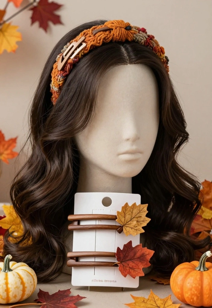 15 Fall Hair Ideas: Seasonal Refresh Looks - 15. Fall-Inspired Hair Accessories 1