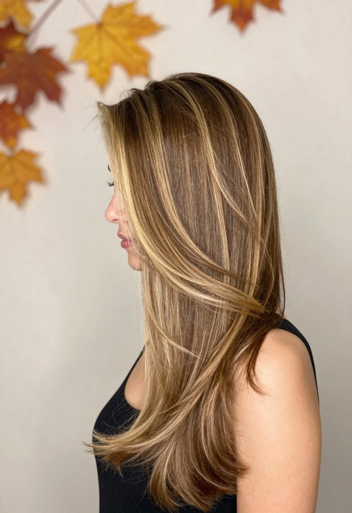 15 Fall Highlights for Brown Hair Ideas Subtle Glow - 5. Sandy Blonde Highlights on Brown Hair 1