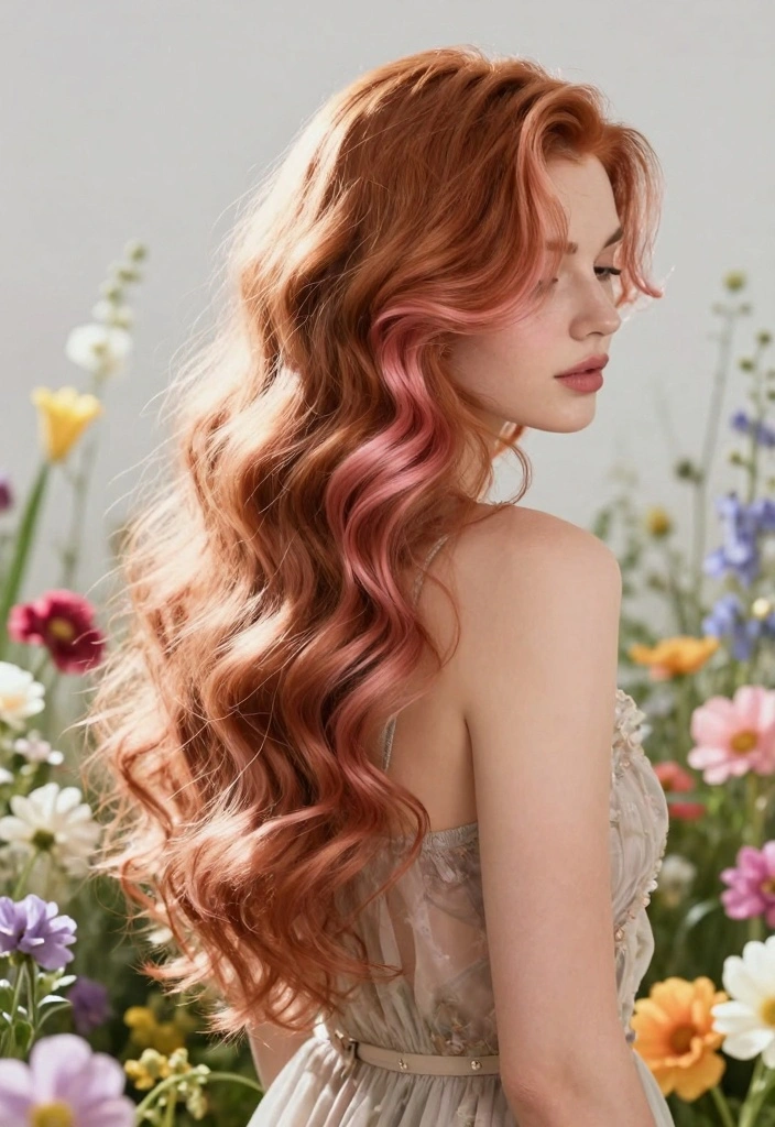 15 Ginger Hair With Blonde Highlights Ideas Lived In Glow - 13. Earthy Ginger with Soft Rose Highlights 1