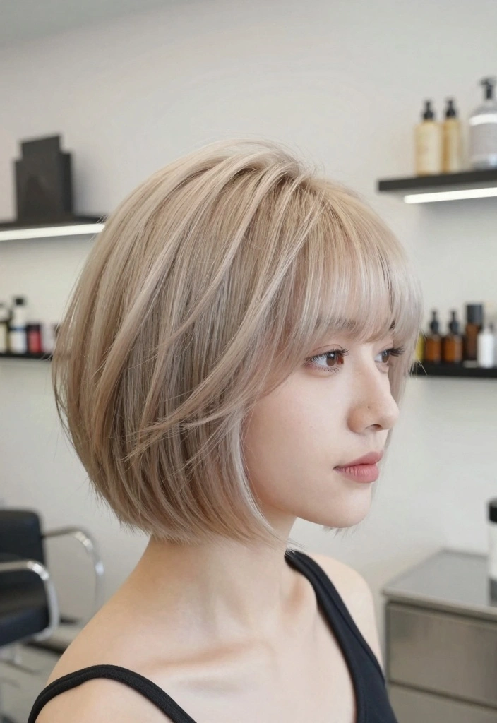 15 Haircuts for Medium Length Hair Layered Ideas Balanced Shape - 12. Layered Bob with Textured Ends 1