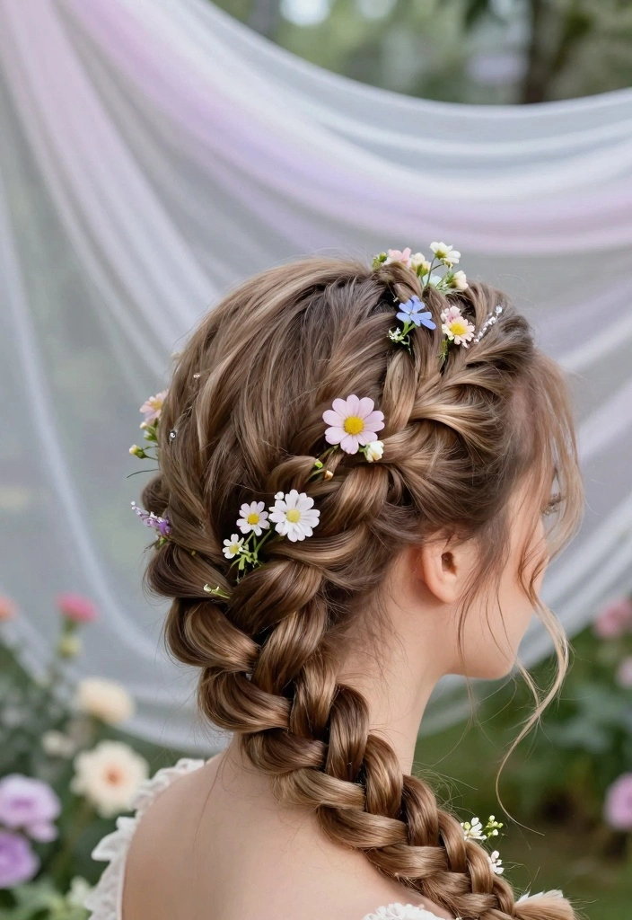 15 Hoco Hair Ideas Cute Trendy Glam - 2. Romantic Braided Crown 1