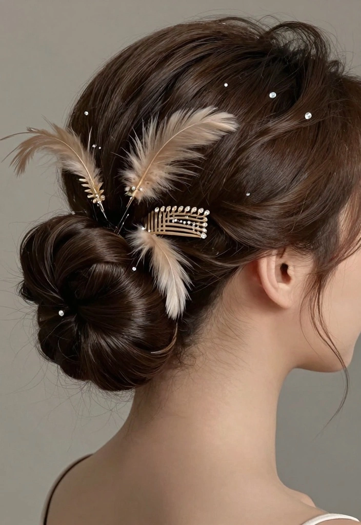 15 Hoco Hair Ideas Cute Trendy Glam - 3. Vintage Chignon 1