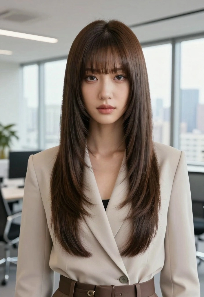 15 Layered Haircuts for Straight Hair: Sleek Flow Revolution - 1. Classic Long Layers 1