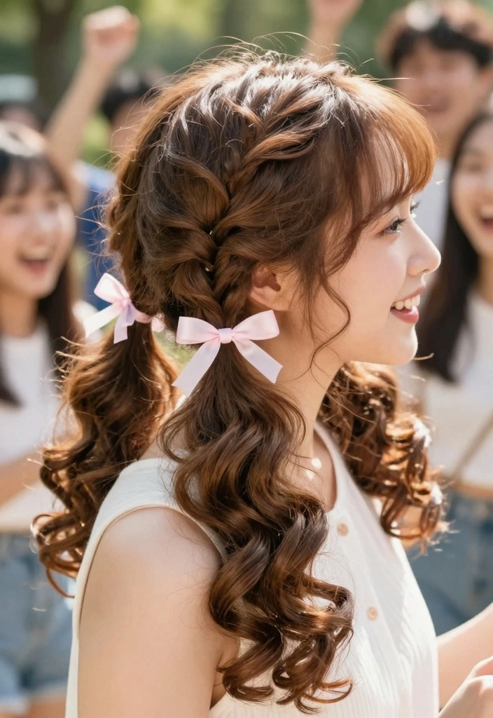 15 Light Chocolate Brown Hair Ideas Soft Rich Tone - 13. Pigtail Curls 1