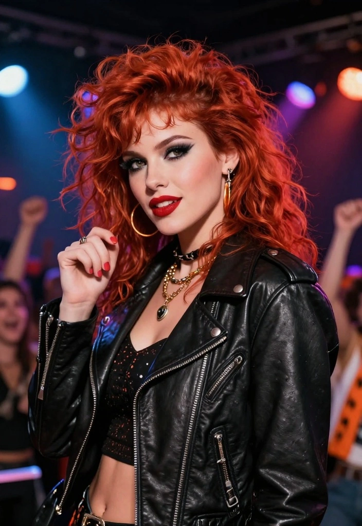 15 Red Hair Halloween Costumes Ideas Bold Fun Looks - 7. 80s Rock Star Vibes 1