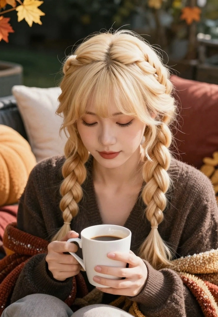 16 Fall Blonde Hair Color Ideas for a Cozy Golden Glow - 11. Soft Creamsicle Blonde 1