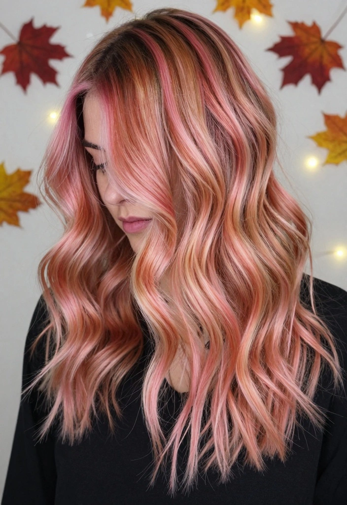 16 Fall Hair Color Ideas: Cozy Chic Shades - 16. Sunset-inspired Balayage 1