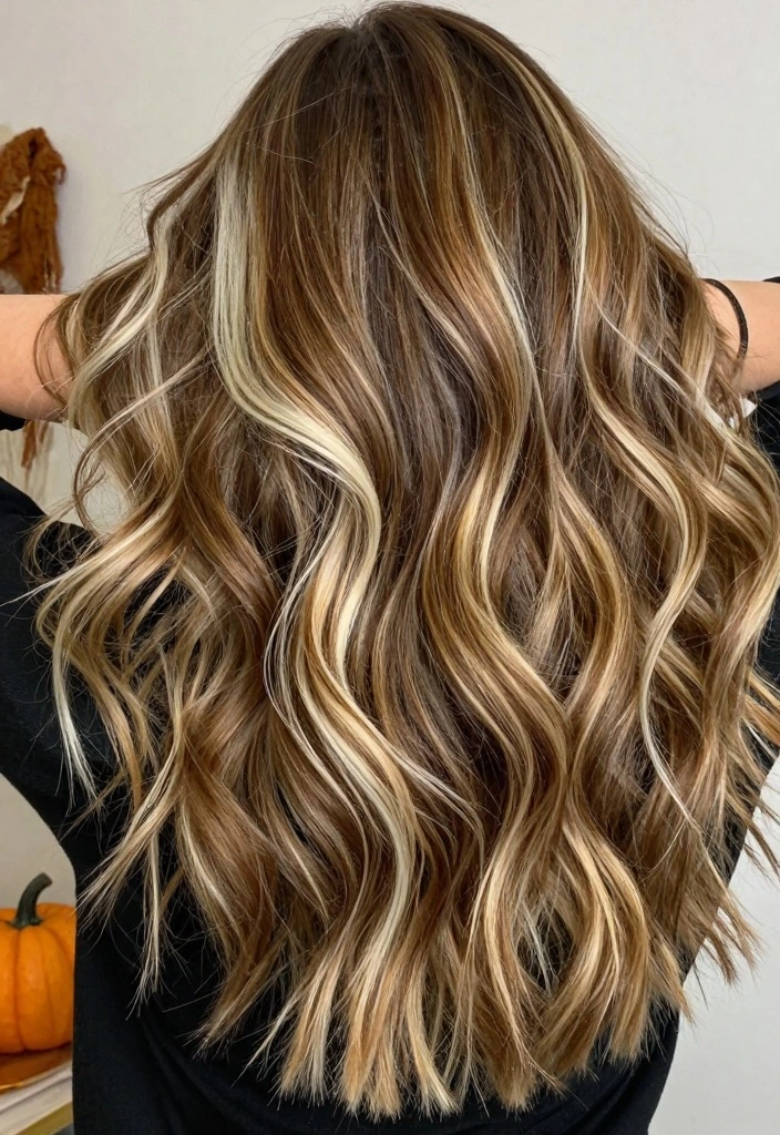 16 Fall Hair Color Ideas: Cozy Chic Shades - 7. Toasted Coconut Balayage 1