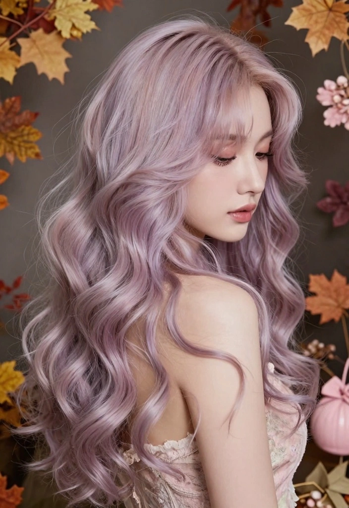 16 Fall Hair Trends 2025 Ideas Next Level Looks - 12. Soft Pastel Colors 1