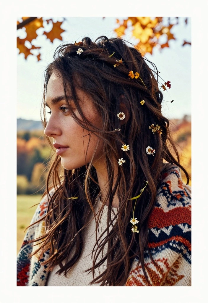 16 Fall Hair Trends 2025 Ideas Next Level Looks - 6. Messy Braids and Twists 1