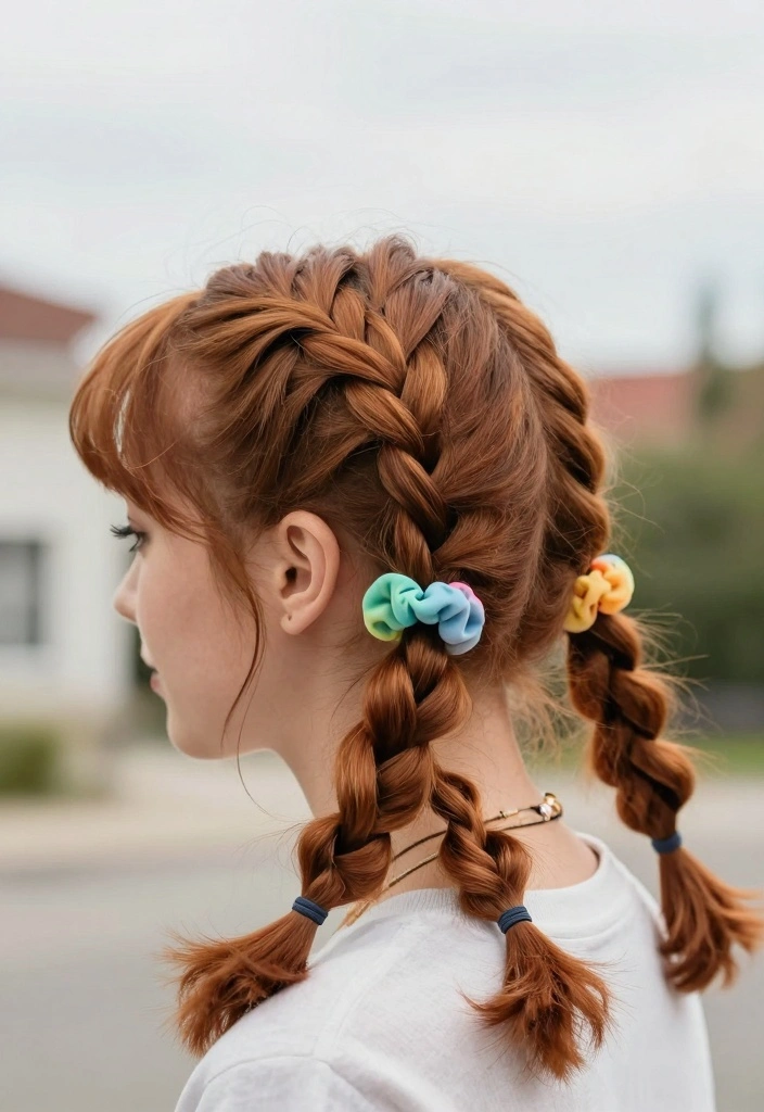 16 Ginger Hair Style Ideas: Soft Natural Fire - 5. Playful Pigtails 1