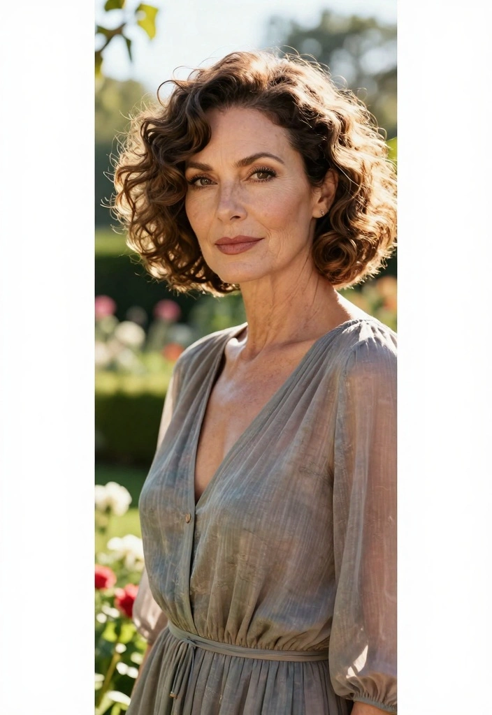 16 Hairstyles Over 50 Ideas for Timeless Youthful Style - 1. Soft Curly Bob 1