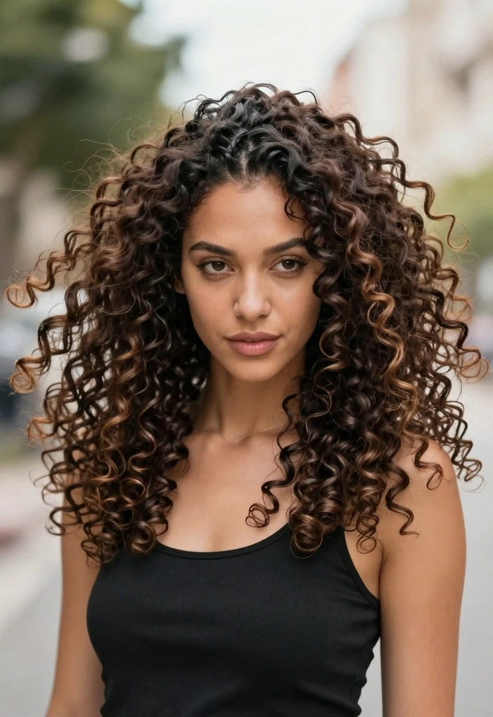 16 Layered Curly Hair Ideas for Shape and Bounce - 11. Curly Layers with Twists 1