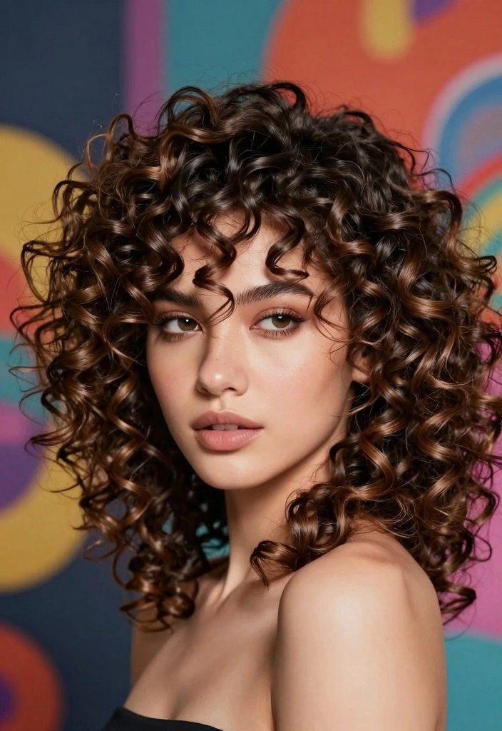 16 Layered Curly Hair Ideas for Shape and Bounce - 13. Angled Layers for Curly Hair 1