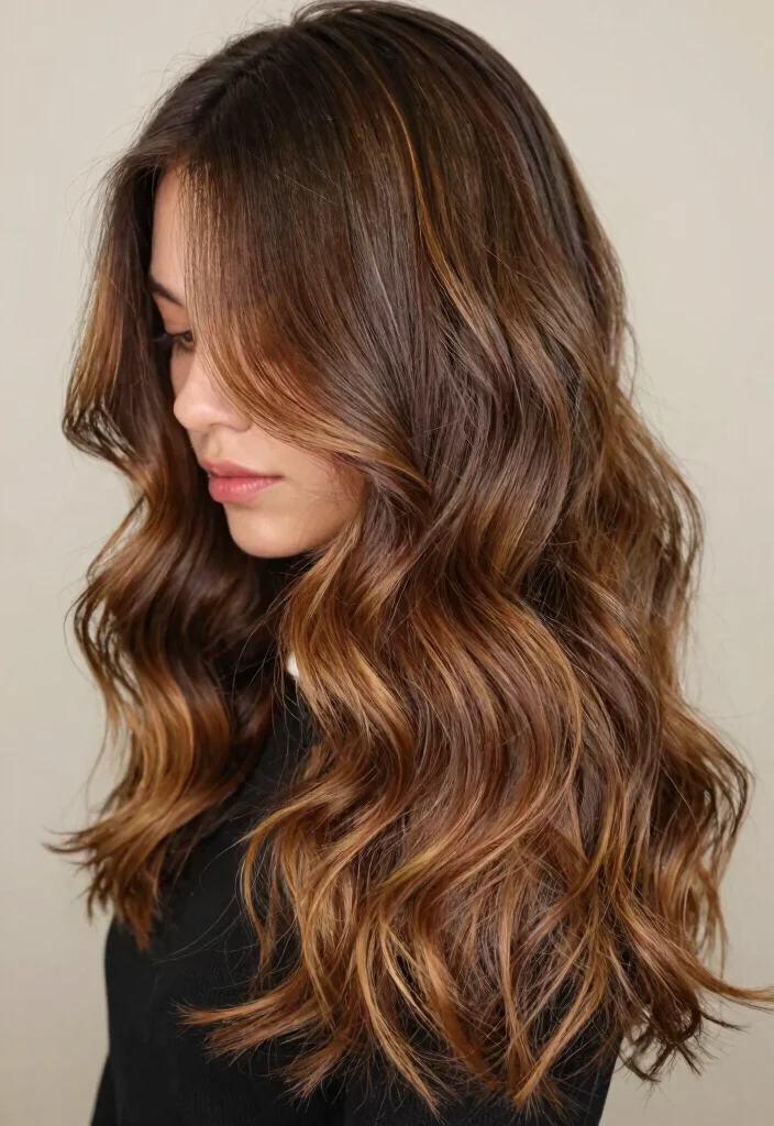 16 Medium Brown Hair With Highlights Ideas for Natural Lift - 1. Sun-Kissed Balayage 1