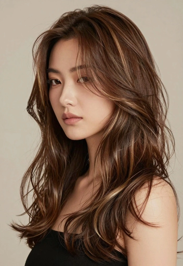 16 Medium Brown Hair With Highlights Ideas for Natural Lift - 10. Subtle Blonde Babylights 1